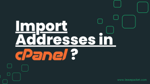 Read more about the article How to Import Addresses in cPanel?