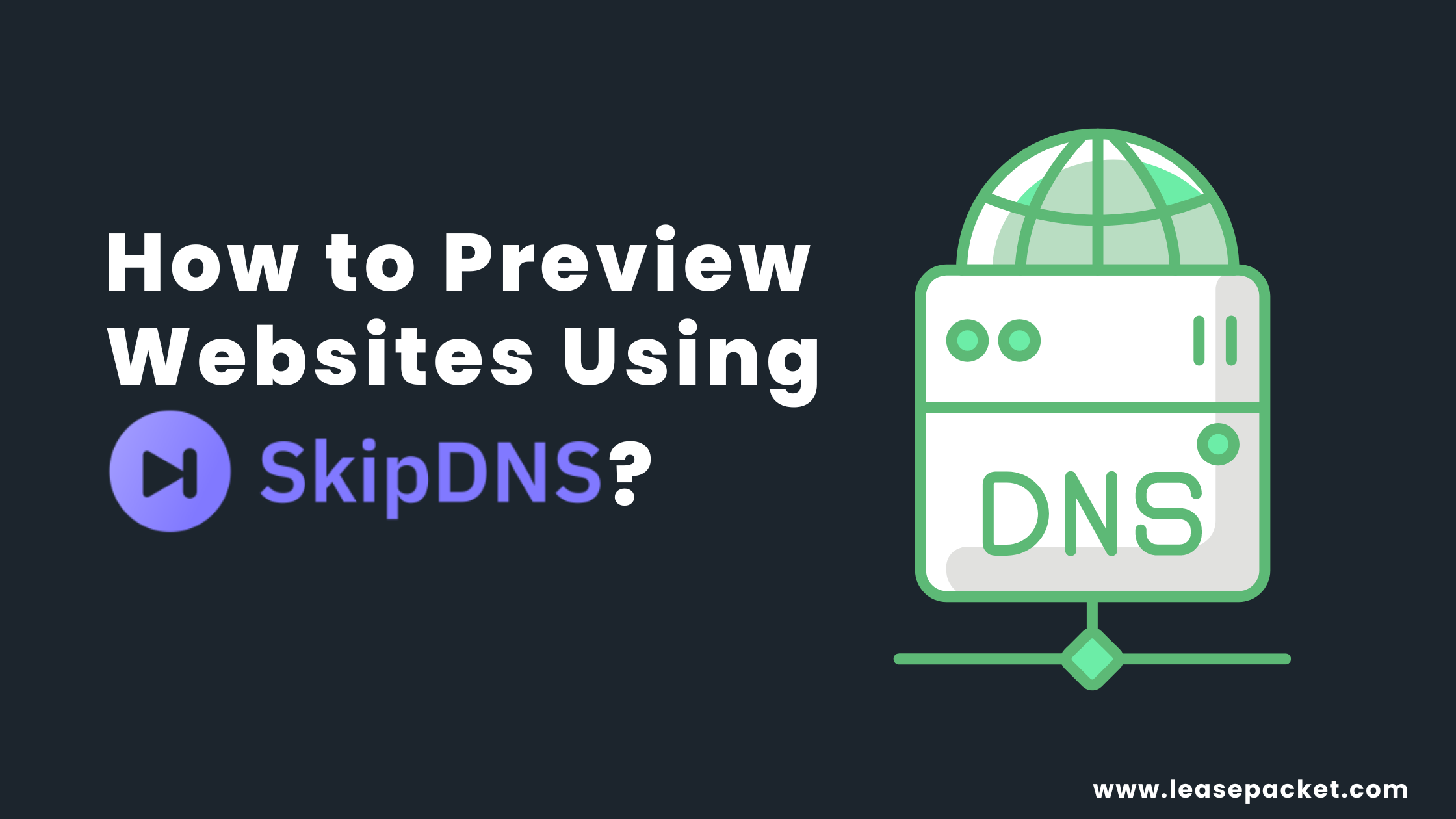 You are currently viewing How to Preview Websites Using SkipDNS?