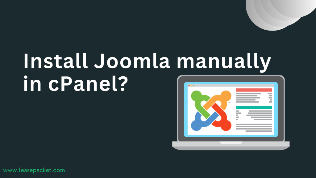 How to Install Joomla manually in cPanel?
