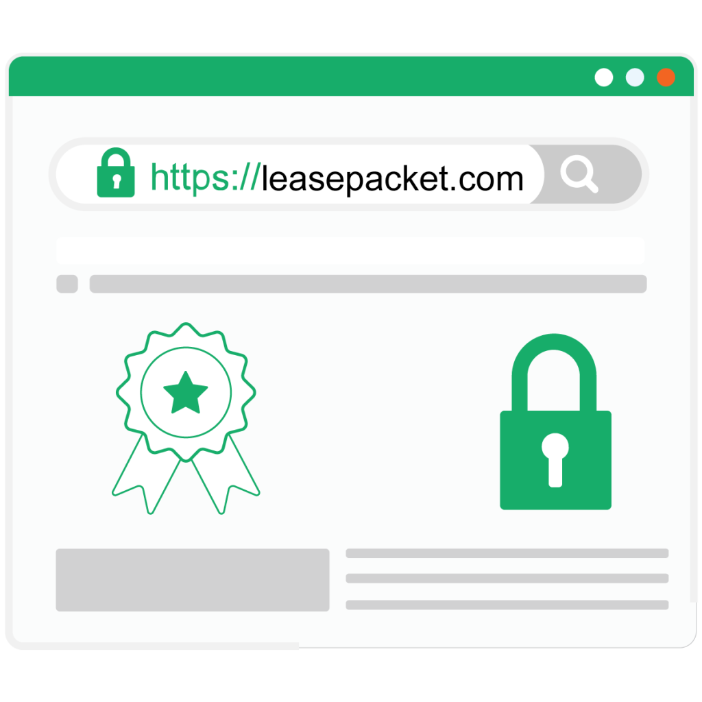 Buy SSL Certificate with Lease Packet