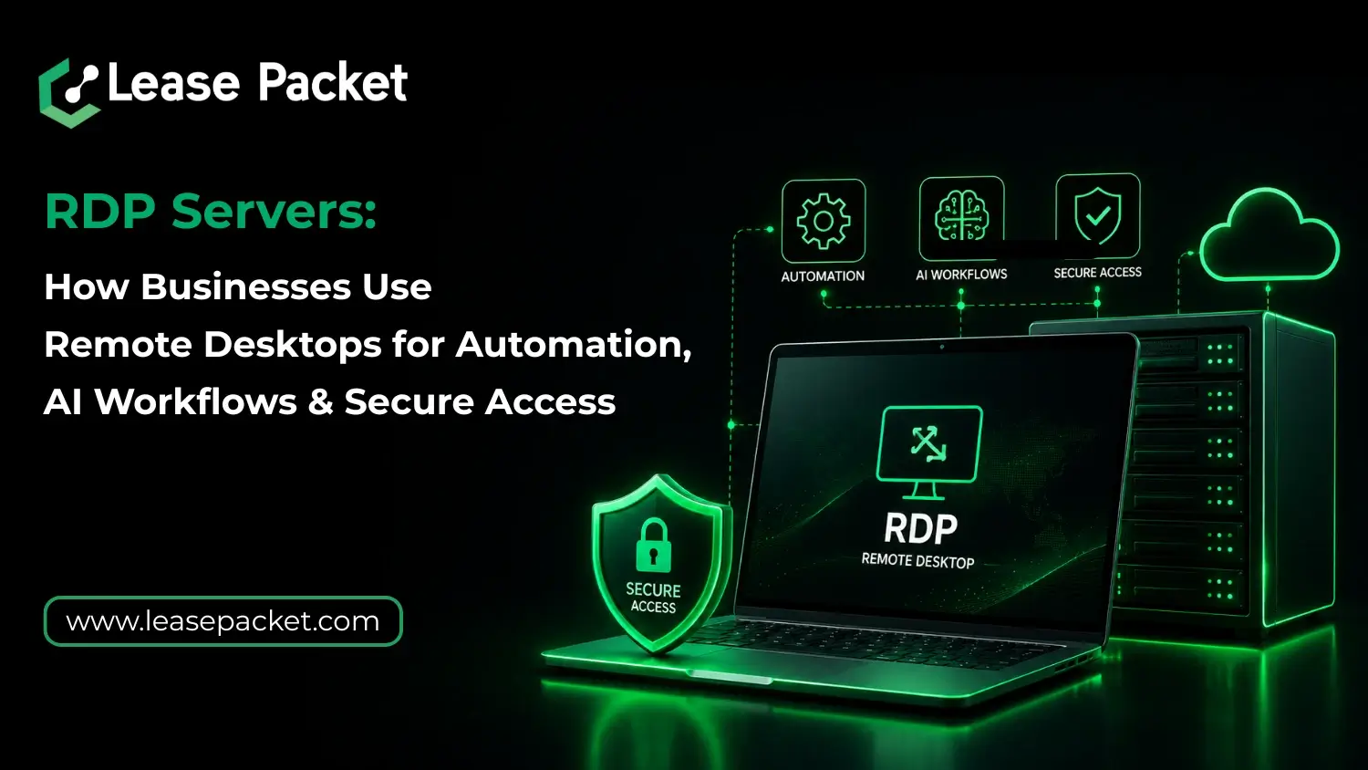 Read more about the article RDP Servers: How Businesses Use Remote Desktops for Automation, AI Workflows, and Secure Access