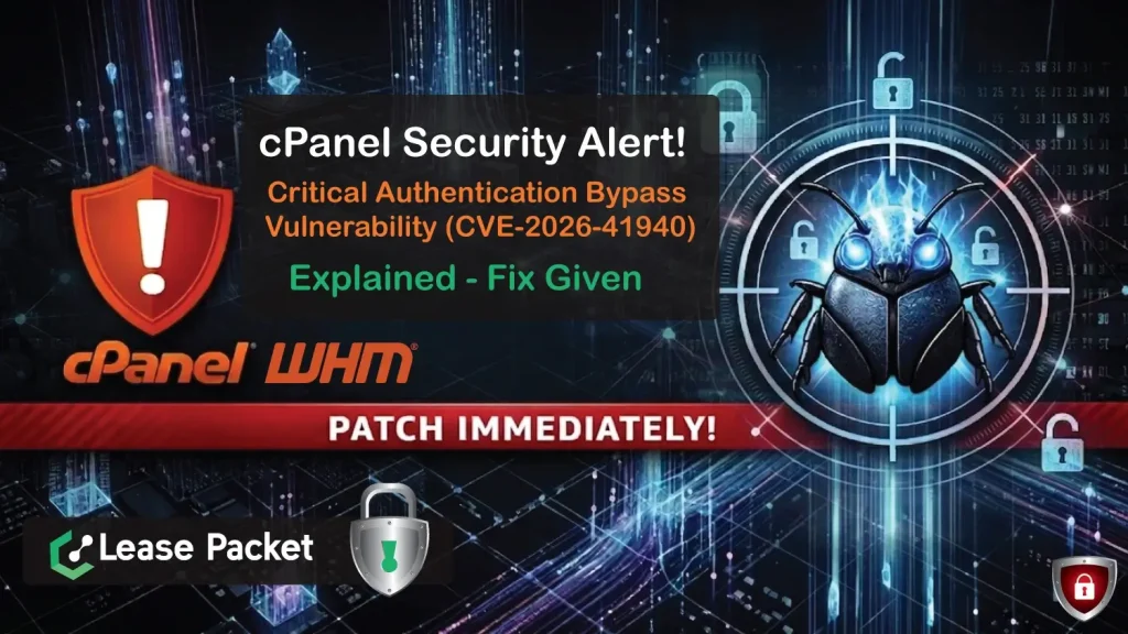 cPanel Security Alert: Critical Authentication Bypass Vulnerability (CVE-2026-41940) | Explained - Fix Given