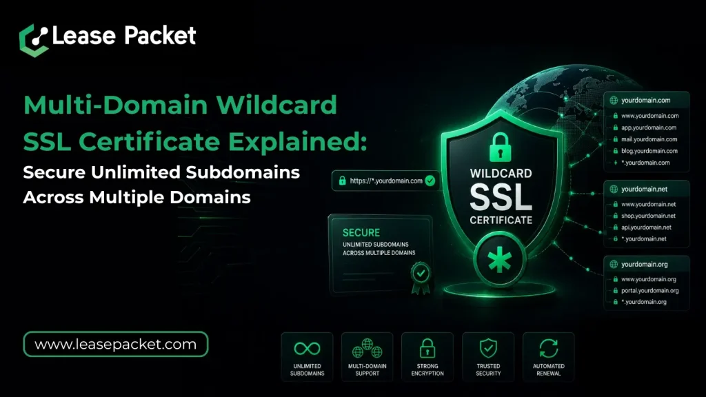 Multi-Domain Wildcard SSL Certificate Explained: Secure Unlimited Subdomains Across Multiple Domains