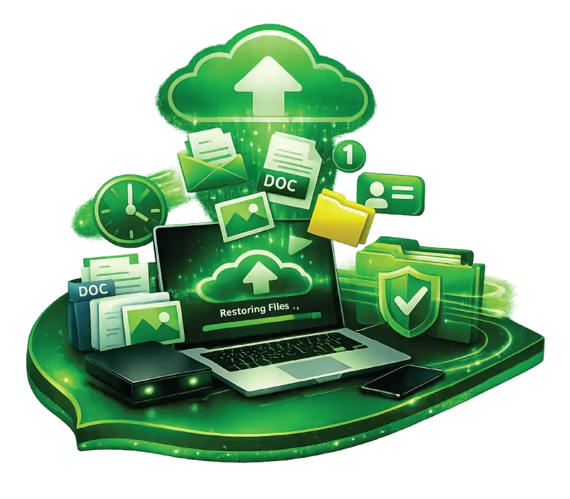 Acronis Cloud Backup for Microsoft 365 7 Restore Files and Data in Seconds with Acronis Cloud Backup for Microsoft 365 Lease Packet